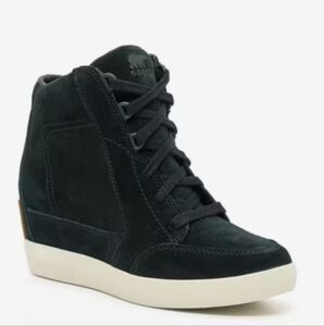 New Sorel Women's Black High-Top Sneakers